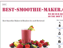 Tablet Screenshot of best-smoothie-maker.com